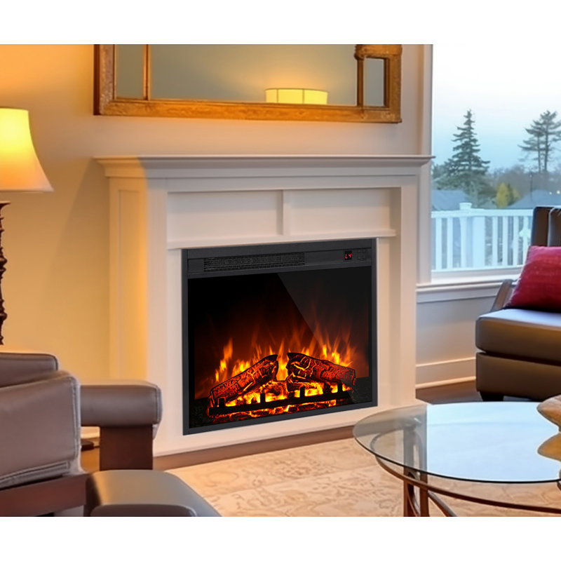 Symple Stuff Merrigan 24'' W Electric Fireplace Insert Wayfair Canada